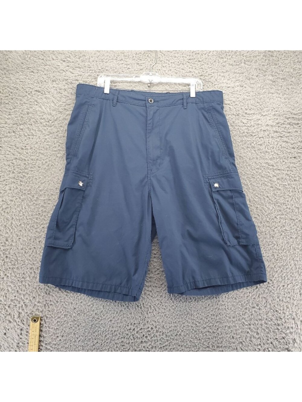 Levis Shorts Mens 38 Navy Blue Cargo Style Multiple Pockets Durable